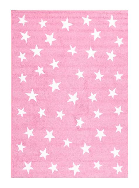 Bajada de Cama Infantil 60 x 90 cm Sky Estrella Rosa-0