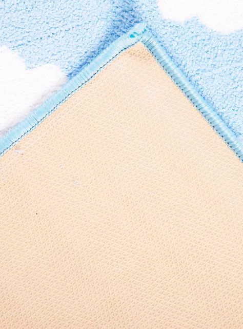 Bajada de Cama Infantil 60 x 90 cm Sky Nube Azul-1