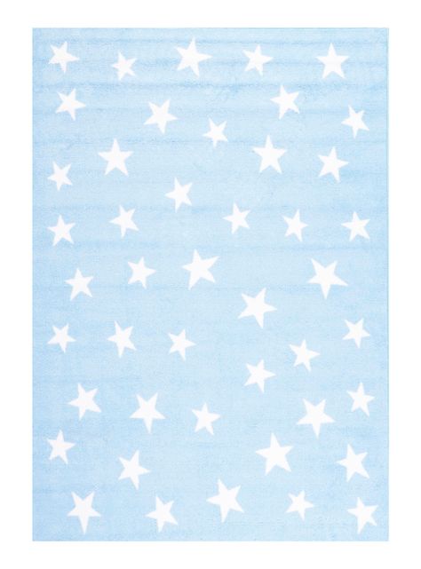 Alfombra Infantil 120 x 170 cm Estrella Azul-0