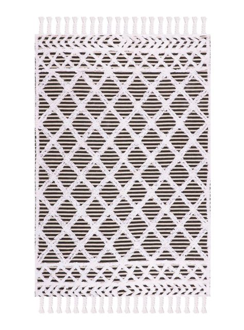 Alfombra Boho P. 120x180 cm D2 Negro-0