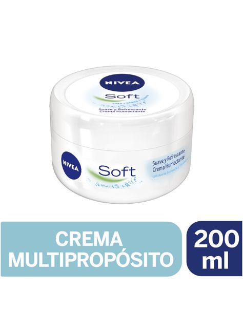 Crema Nivea Multipropósito Soft Cara Manos Cuerpo 200 ml-0