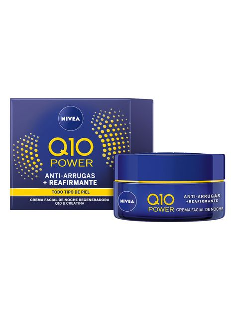 Crema Nivea Facial Antiarrugas Noche Q10 Power 50 ml-0