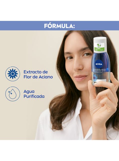 Desmaquillante facial Bifásico de Ojos 125ml Nivea-2