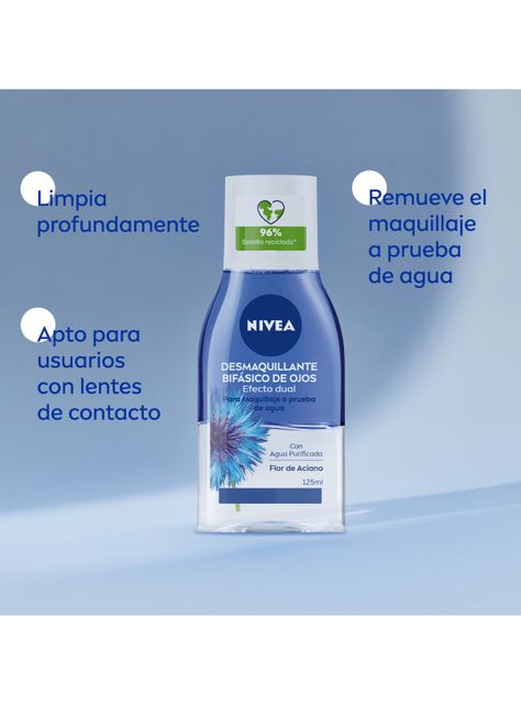 Desmaquillante facial Bifásico de Ojos 125ml Nivea-5