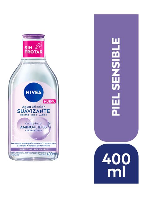 Loción Nivea Micelar 3 En 1 Piel Sensible 400 ml-1