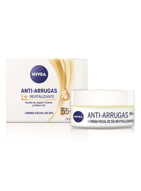 Crema Nivea Facial Antiarrugas 55+ Revitalizante 50 ml-1
