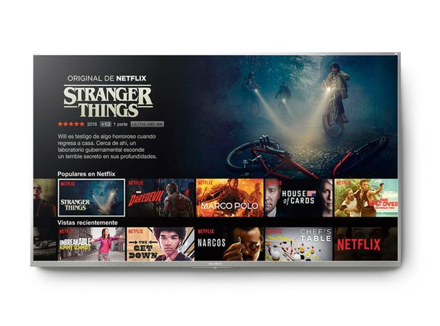 LED 49" Sony Smart TV Ultra HD 4K 49X805-1