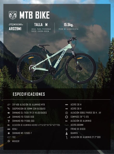 Bicicleta MTB Rebel Talla M Aro 29"-5