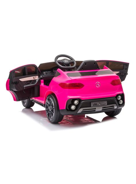 Auto Glc Batería 12V Licencia Mercedes Benz Rosado-3