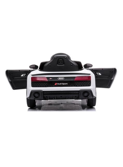 Auto Blanco R8 Spyder Batería 12V Licencia Audi-2