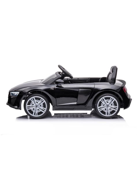 Auto Negro R8 Spyder Batería 12V Licencia Audi-1