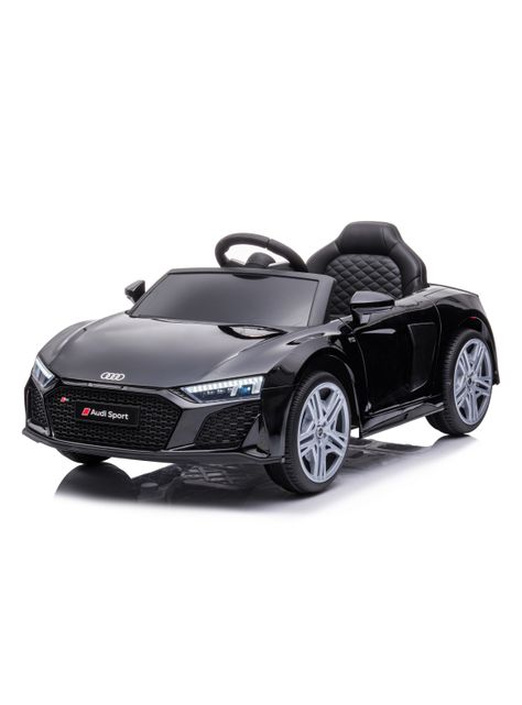 Auto Negro R8 Spyder Batería 12V Licencia Audi-0