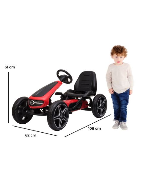 Go Kart de Pedales con Licencia Mercedes Benz-4