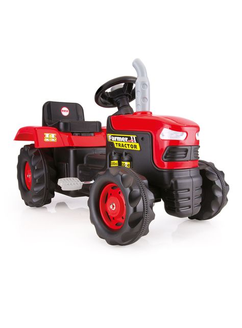 Tractor A Pedales Farmer Rojo-0