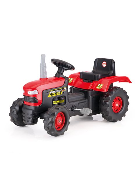 Tractor A Pedales Farmer Rojo-2