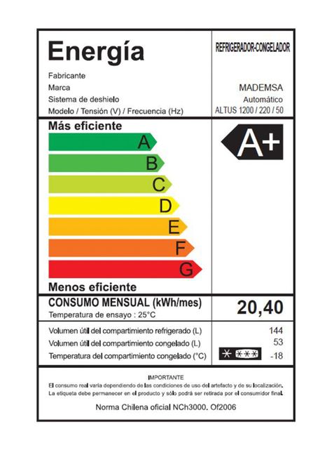 Refrigerador No Frost 197 Litros ALTUS 1200-6