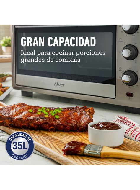 Horno con Freidora de Aire 35 Litros-2