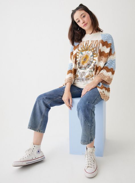 Sweater Tejido Líneas-0