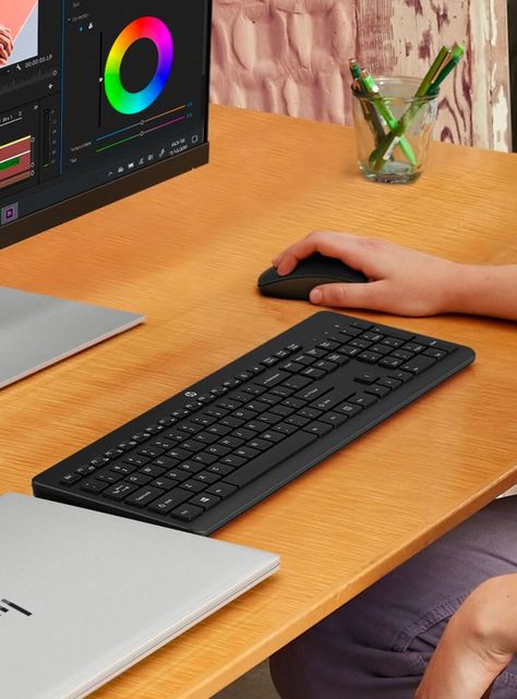 Teclado + Mouse 230 Negro-4