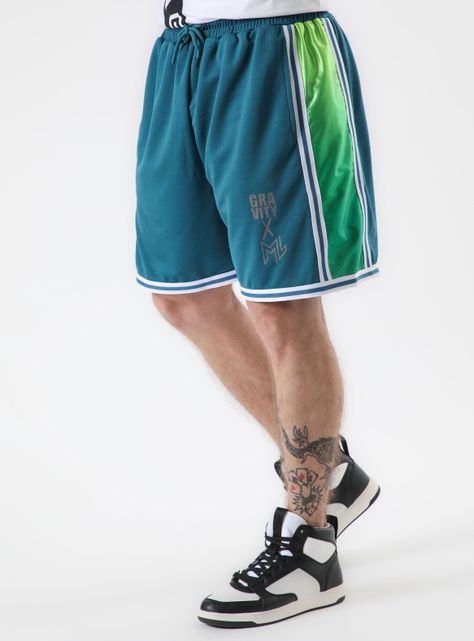 Short Sport Degrade Negro Gravity x Metallinguistica-0