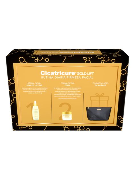 Set Cicatricure Gold Lift Crema Dia + Serum 27 ml + Cosmetiquero-1