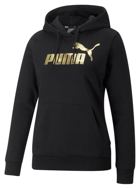Polerón Logo Hoodie Fl Ess+ Metallic-3