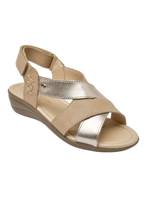 Sandalia Correas Cuero Ci046 Mujer-1