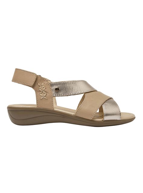 Sandalia Correas Cuero Ci046 Mujer-0