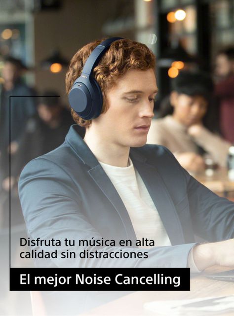 Audífonos Bluetooth Noise Cancelling WH-1000XM4 Azul-6