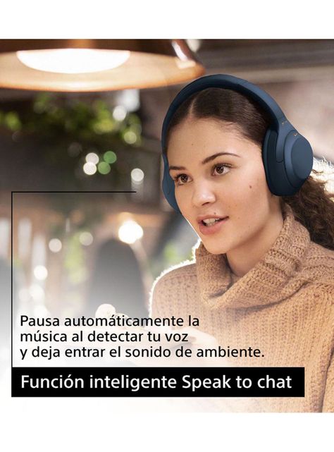Audífonos Bluetooth Noise Cancelling WH-1000XM4 Azul-7
