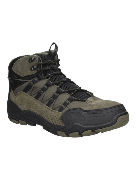 Zapatilla Outdoor Cuero Pi011 con Caña Hombre-1