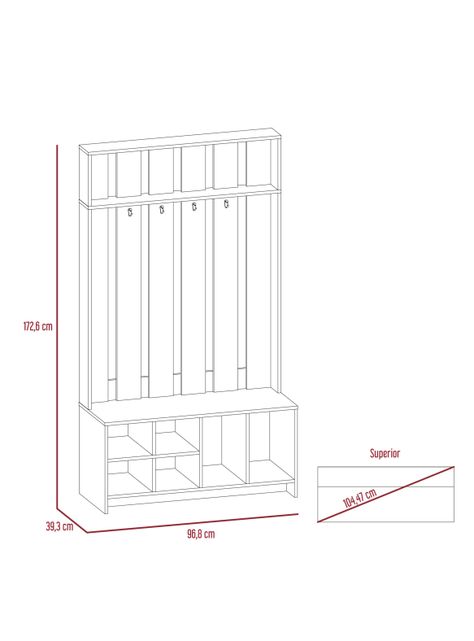 Mueble Recibidor Beijing Wengue-1
