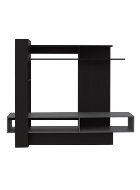 Estante Flamenco Tv 60" Wengue-Plomo-0