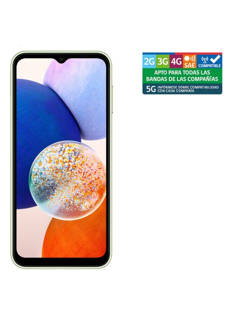 Smartphone Galaxy A14 5G 128GB Light Green Liberado-1