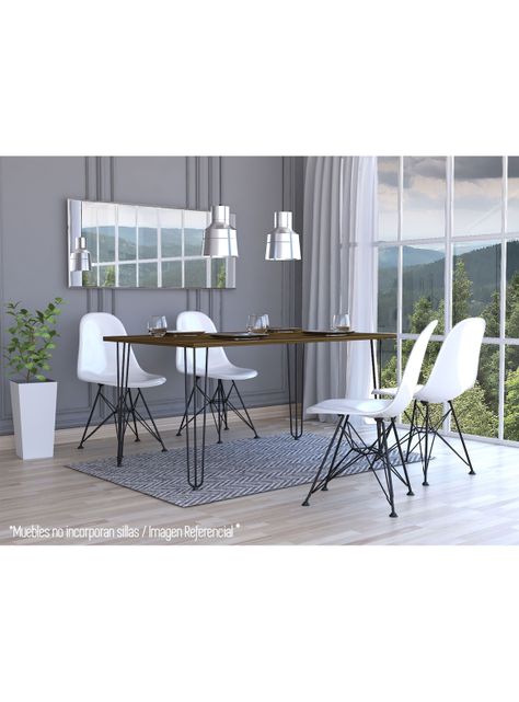 Mesa de Comedor Vassel Caramelo-0