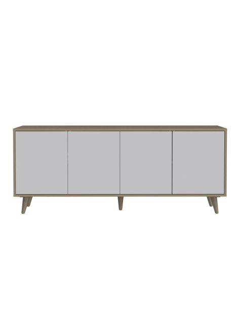 Rack para Tv Bora (1C) Rovere+Blanco Mqz-0