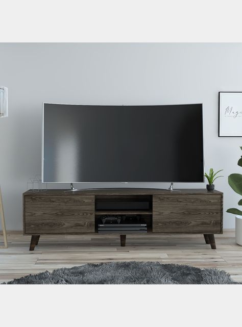 Rack TV 80" Cincinatti Z-180 2P Coñac-0