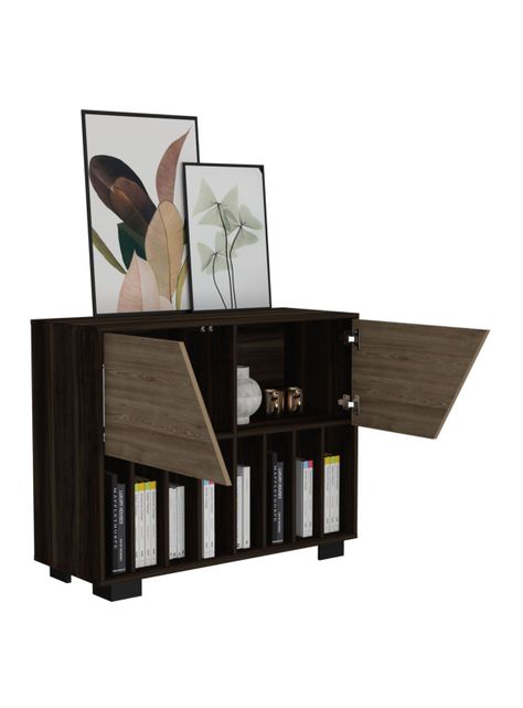 Mueble Funcional Fraktal Habano-Miel-3
