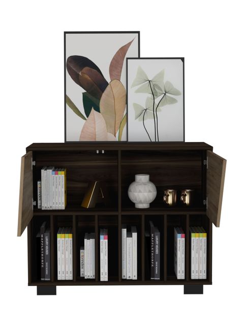Mueble Funcional Fraktal Habano-Miel-4