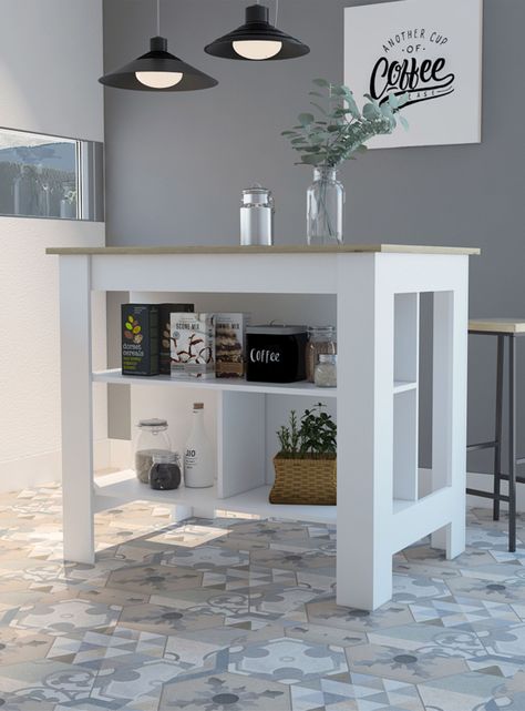 Mesa de Cocina Kitchen Blanco Nevado-4