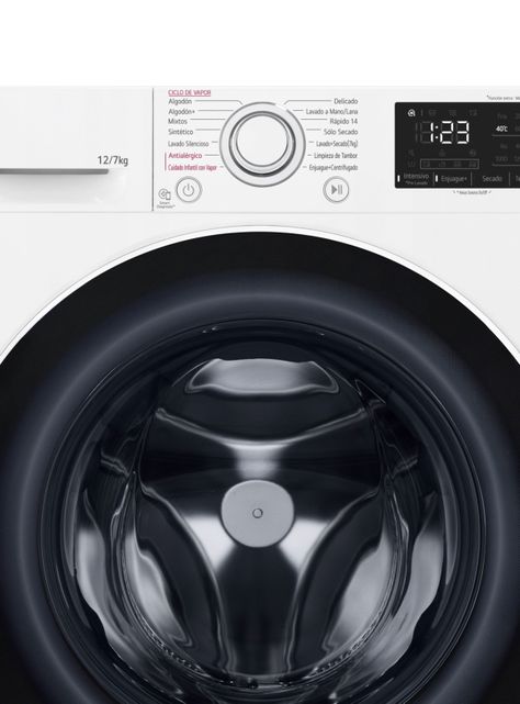 Lavadora-Secadora Frontal 12/7 Kg con AIDD WD12WVC5S6  Blanca-9