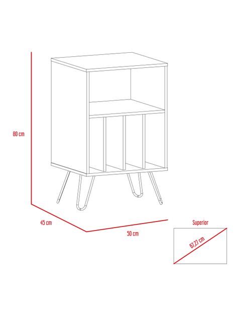 Mueble Funcional Vassel Miel-Plomo-1