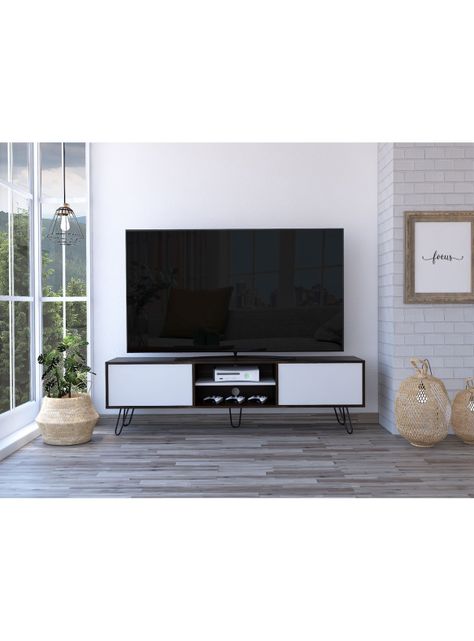 Rack Vassel Tv 80" Z-180 Habano-Blanco-3