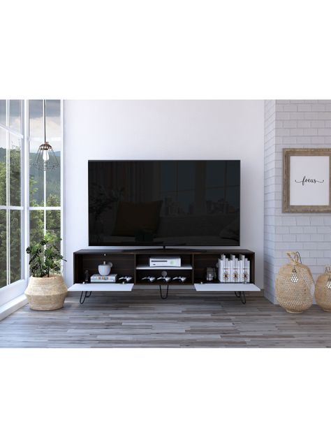 Rack Vassel Tv 80" Z-180 Habano-Blanco-4