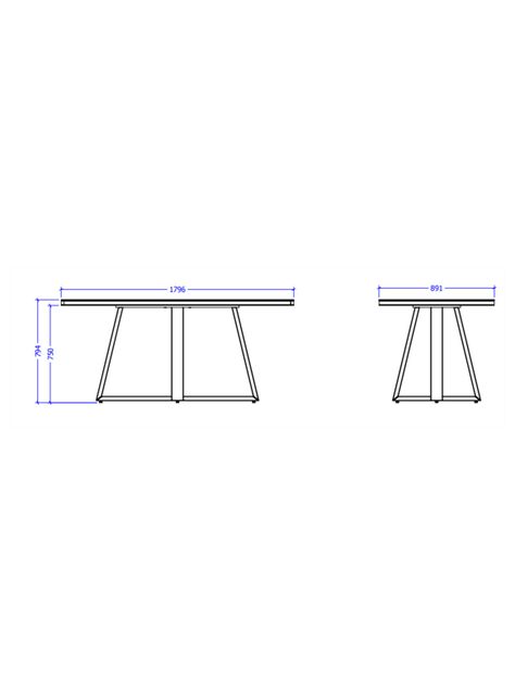 Comedor Mara 1.8 6 Sillas Daisy-1