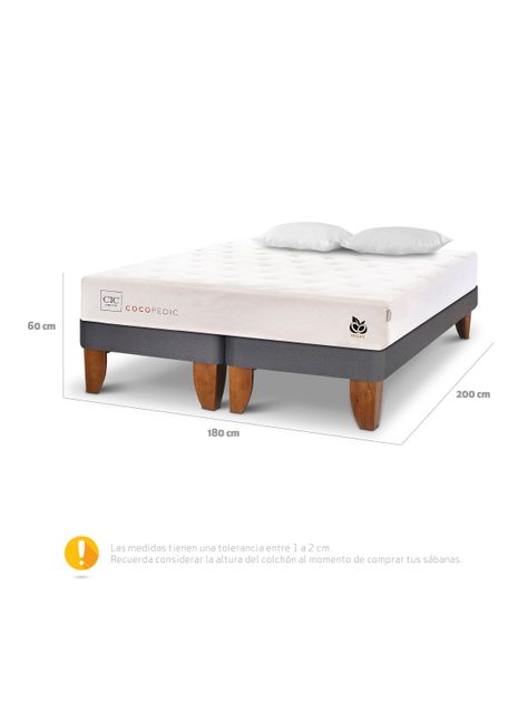 Cama Europea Cocopedic King Almohada Vitroeléctrica-1