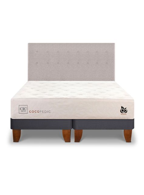 Cama Europea Cocopedic King + Respaldo Tigris-0
