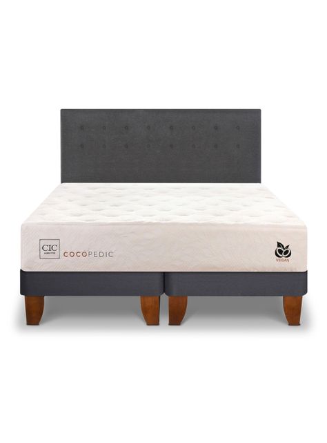 Cama Europea Cocopedic King + Respaldo Eufrates-0