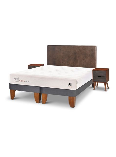 Cama Europea Cocopedic King + Set Muebles Baker-2