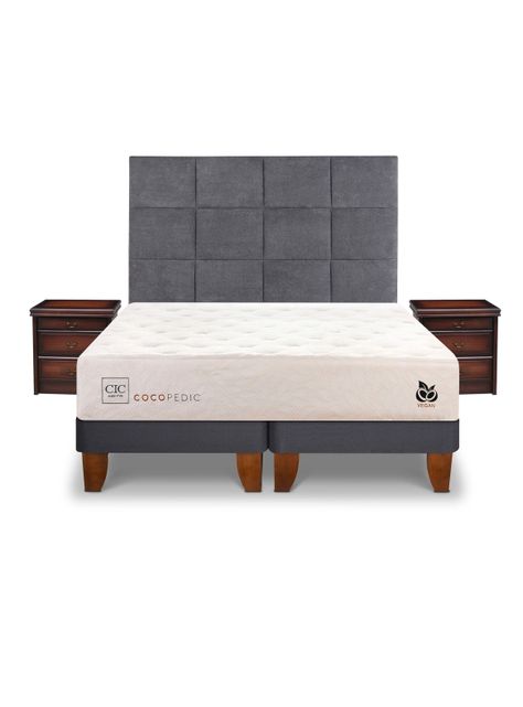 Cama Europea Cocopedic King + Set Muebles Tamesis-0